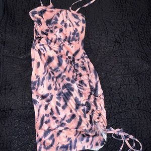 Blushmark Mini Cinch Dress Pink & Blue